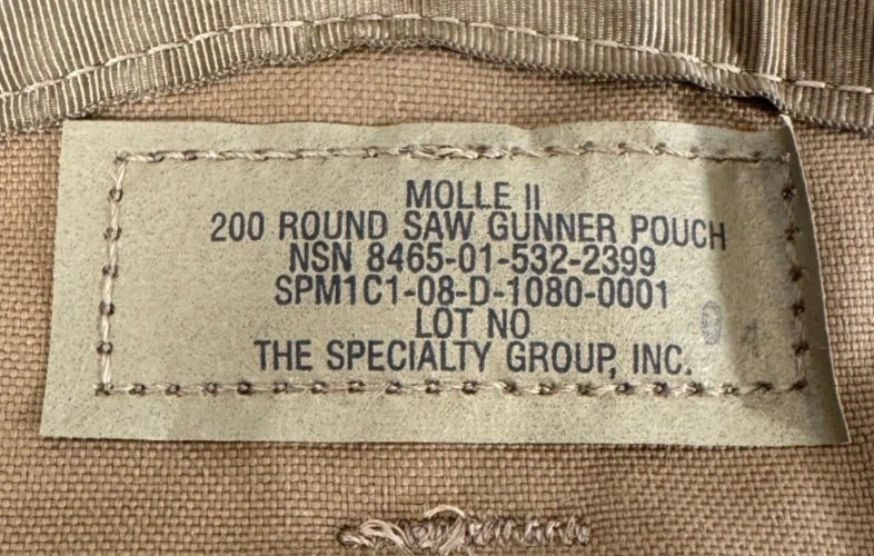 USGI MOLLE II SAW / Utility Pouch (200rd)