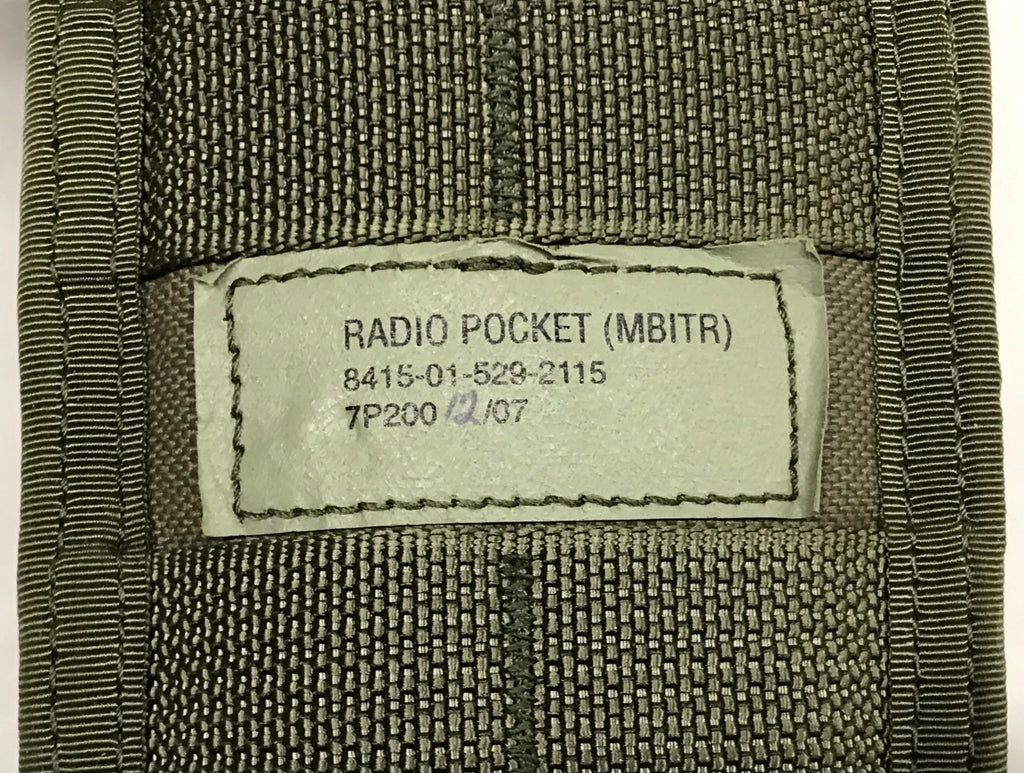 USGI MOLLE II AN/PRC-148 MBITR Pocket (Style 4805)