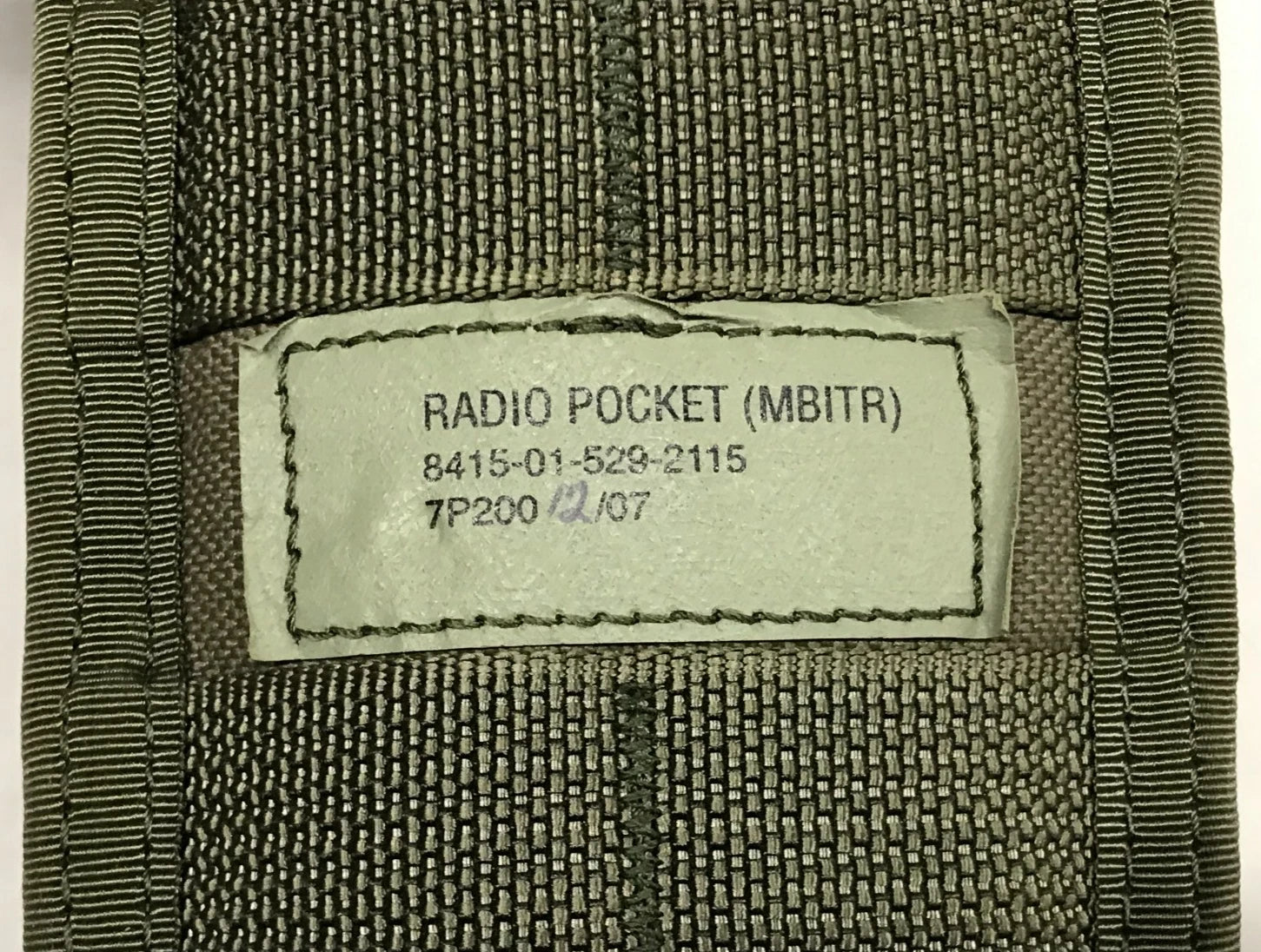 USGI MOLLE II AN/PRC-148 MBITR Pocket (Style 4805)