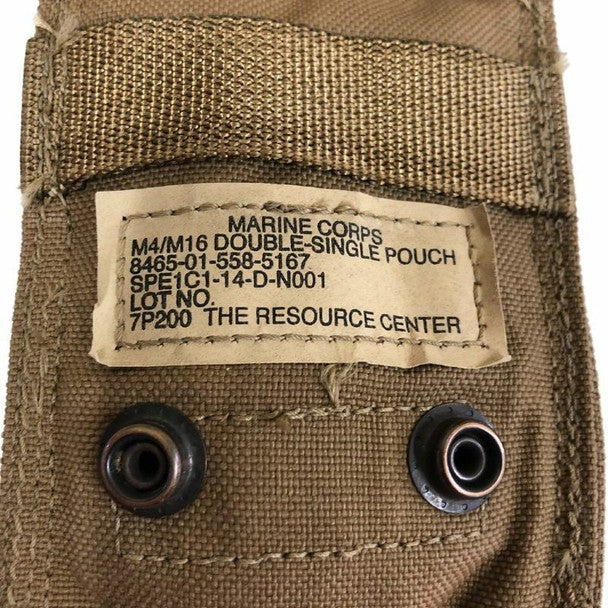 USGI MOLLE II M16A2/M4 Double Magazine Pouch (M4, M16, AR15) GEN2