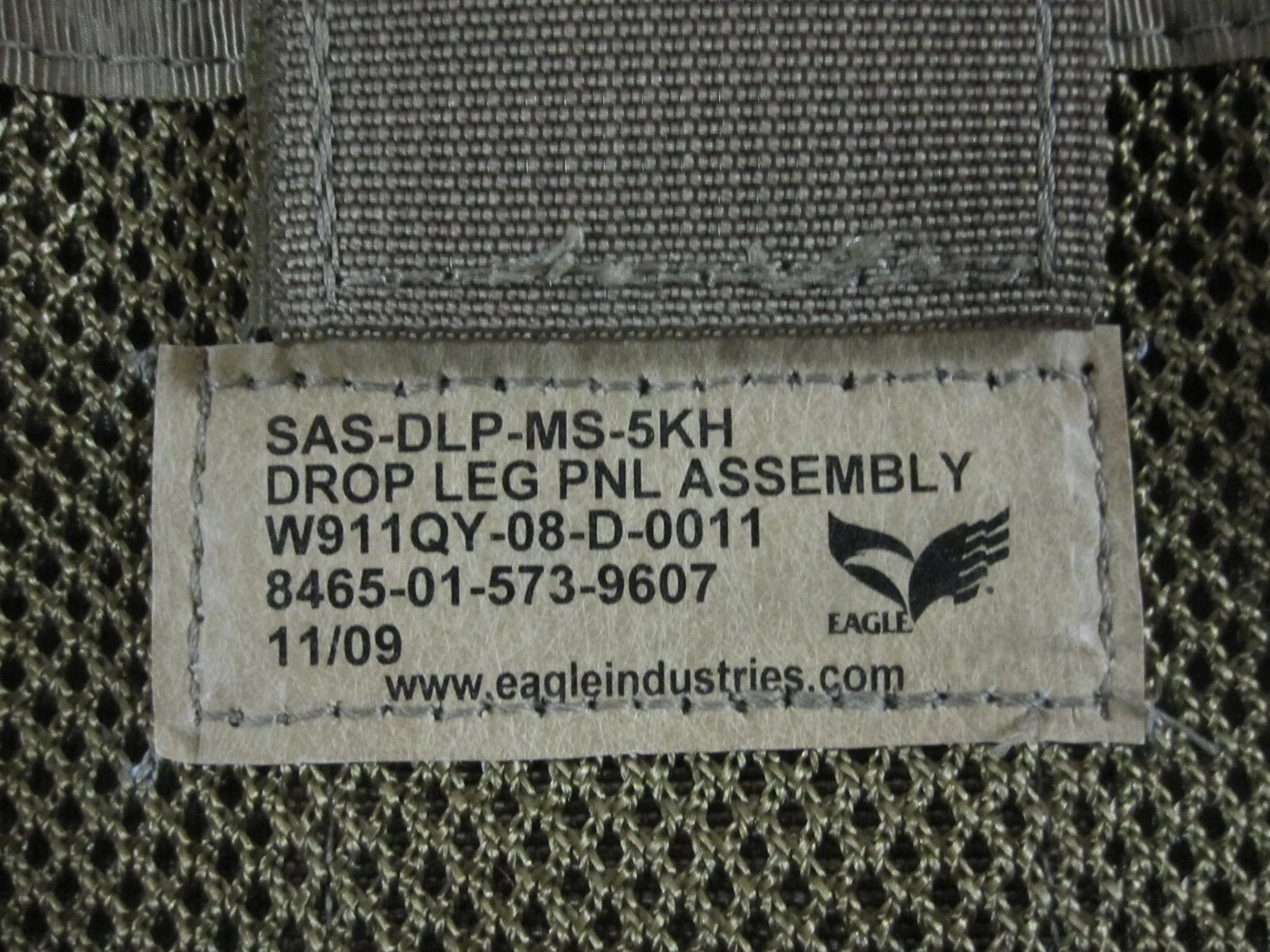 USGI MOLLE II Single Point Drop Leg Panel