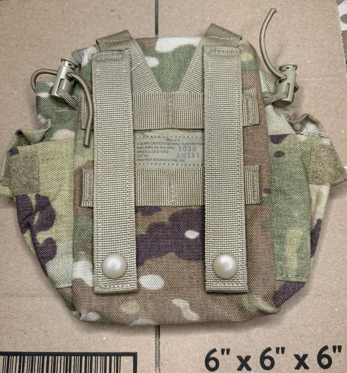 USGI MOLLE II Canteen Carrier Utility / General Purpose Pouch 1QT