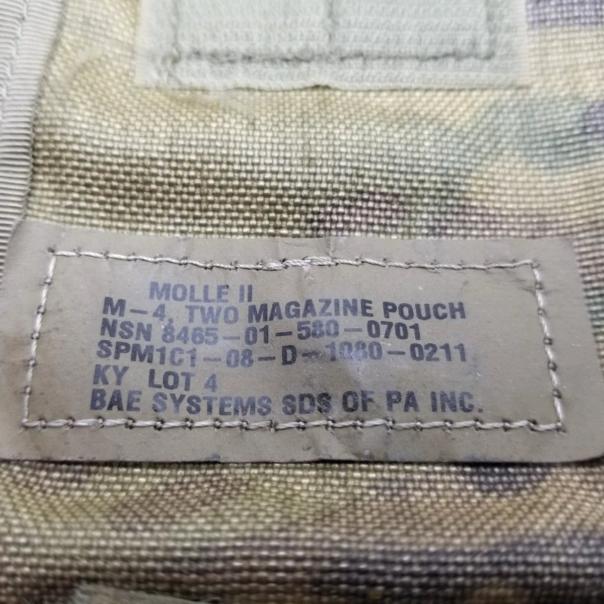 USGI MOLLE II M16A2/M4 Double Magazine Pouch (M4, M16, AR15) GEN2