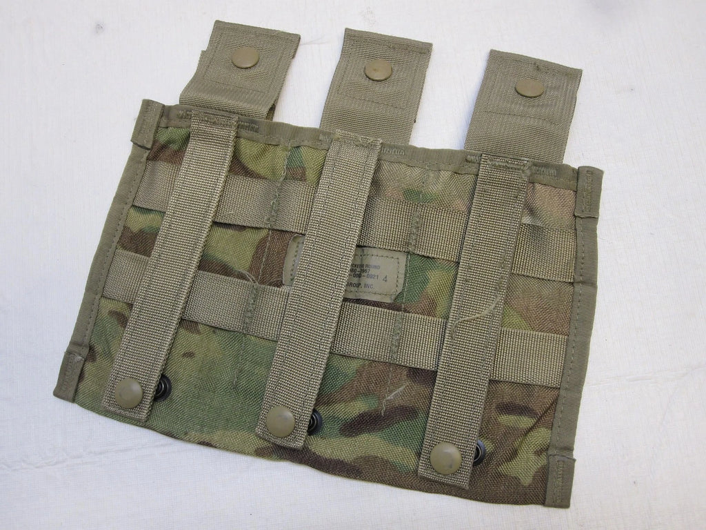 USGI MOLLE II M16A2/M4 Three Magazine Pouch (M4, M16, AR15)