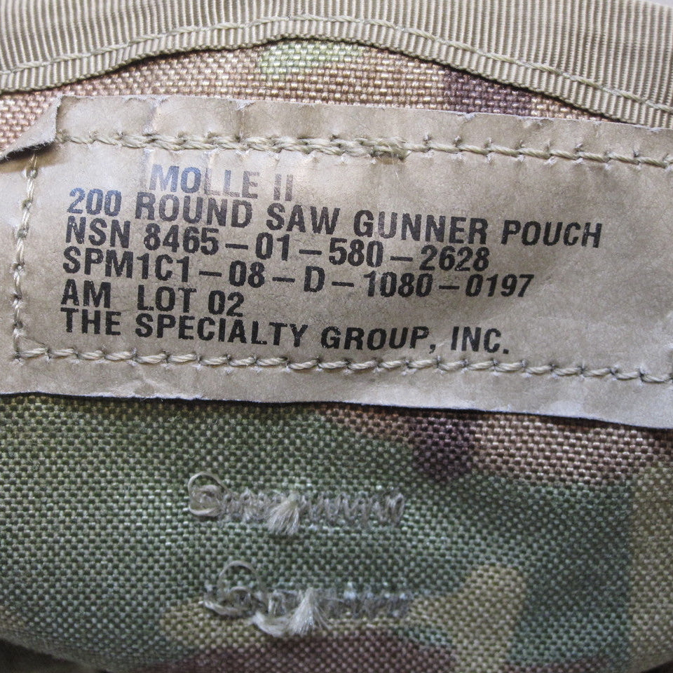 USGI MOLLE II SAW Gunner Set (M249)