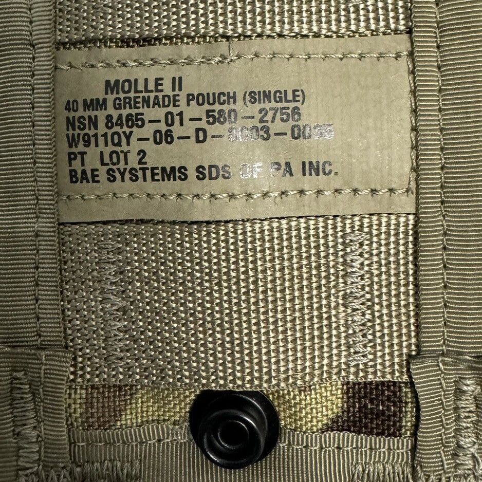 USGI MOLLE II Single 40MM High Explosive (HE) Pouch (Style 4040)