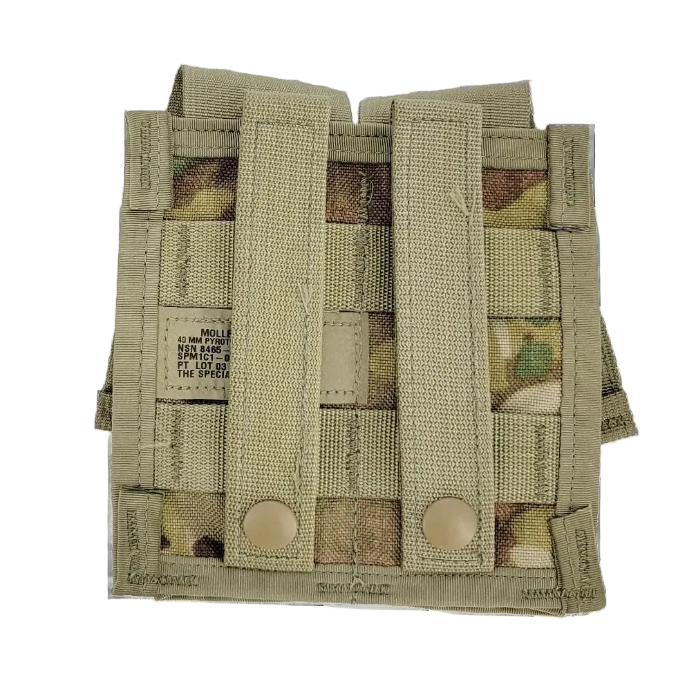 USGI MOLLE II Double 40MM Pyrotechnic Pouch (Style 4045)