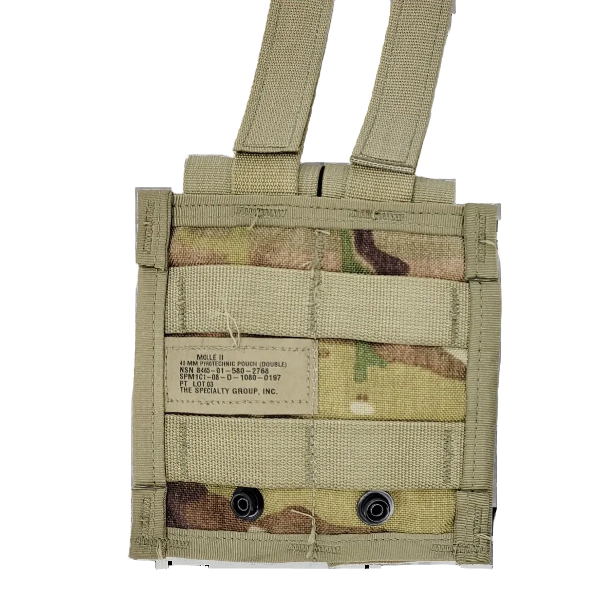 USGI MOLLE II Double 40MM Pyrotechnic Pouch (Style 4045)