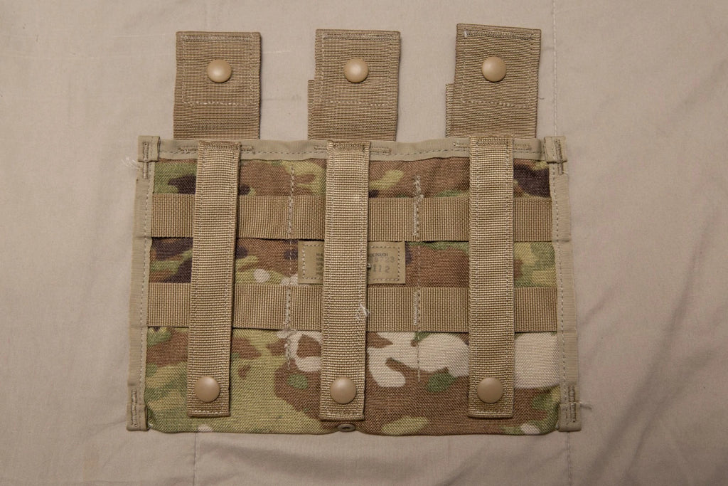 USGI MOLLE II M16A2/M4 Three Magazine Pouch (M4, M16, AR15)
