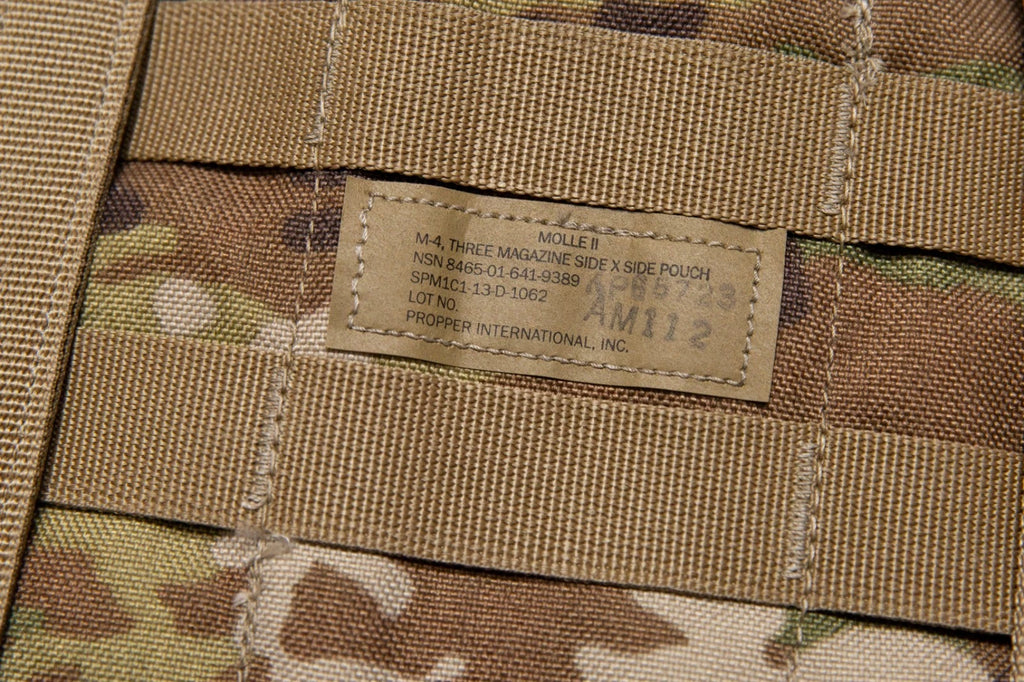USGI MOLLE II M16A2/M4 Three Magazine Pouch (M4, M16, AR15)