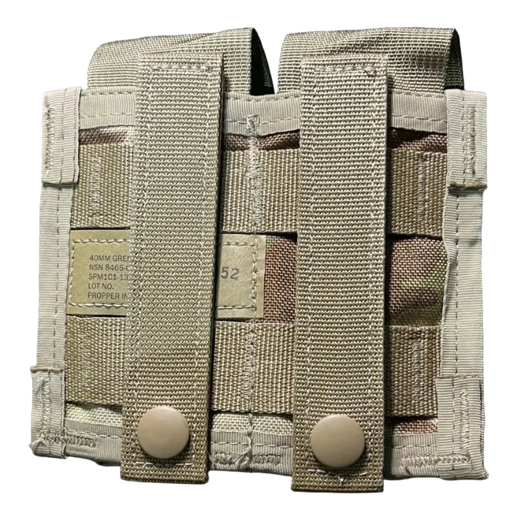 USGI MOLLE II Double 40MM High Explosive (HE) Pouch (Style 4035)