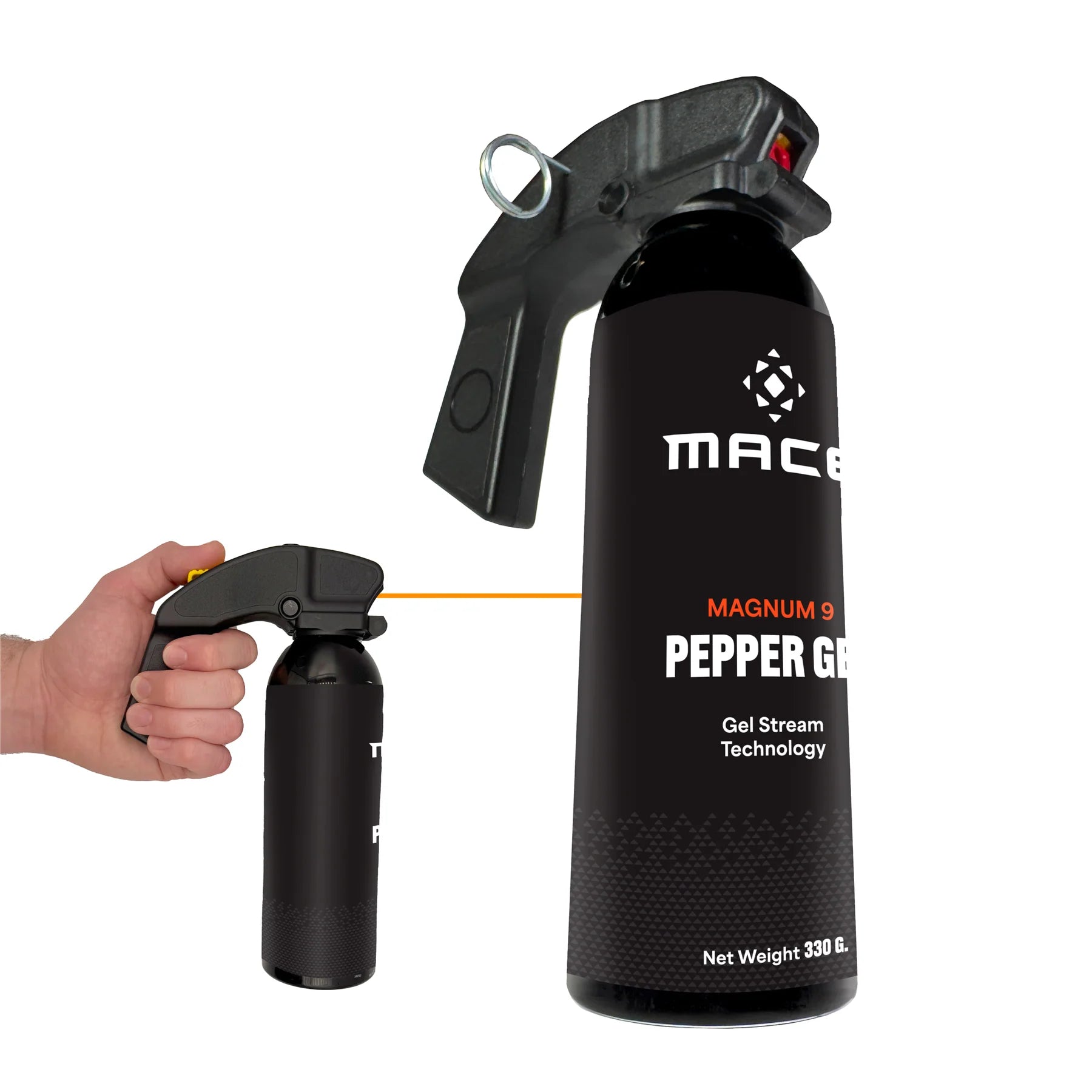 Mace Magnum 9 Trigger Handle Pepper Gel 80572