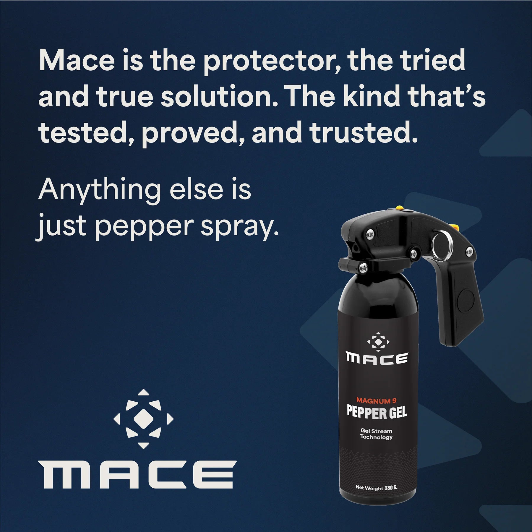 Mace Magnum 9 Trigger Handle Pepper Gel 80572