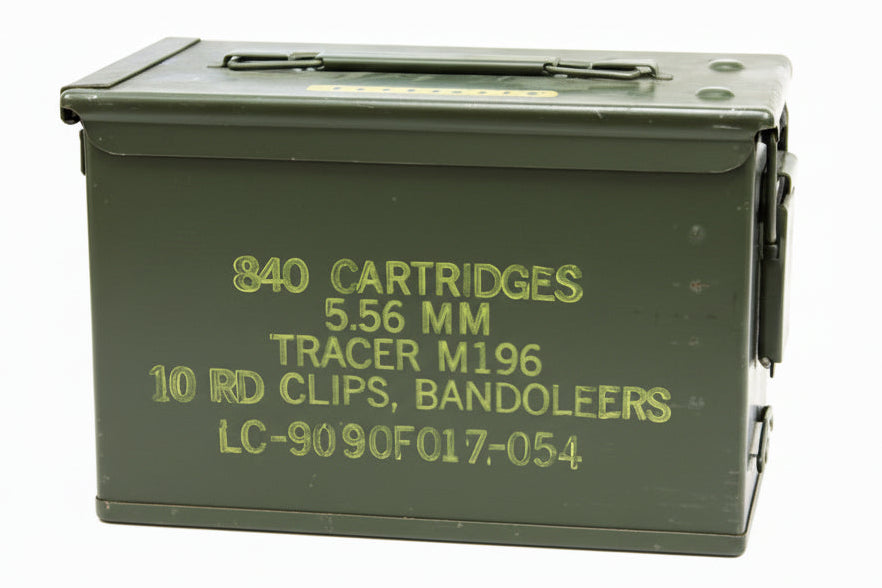 USGI M196 5.56 Red Tip Tracer 55gr - Lake City Army Ammunition Plant (LCAAP)