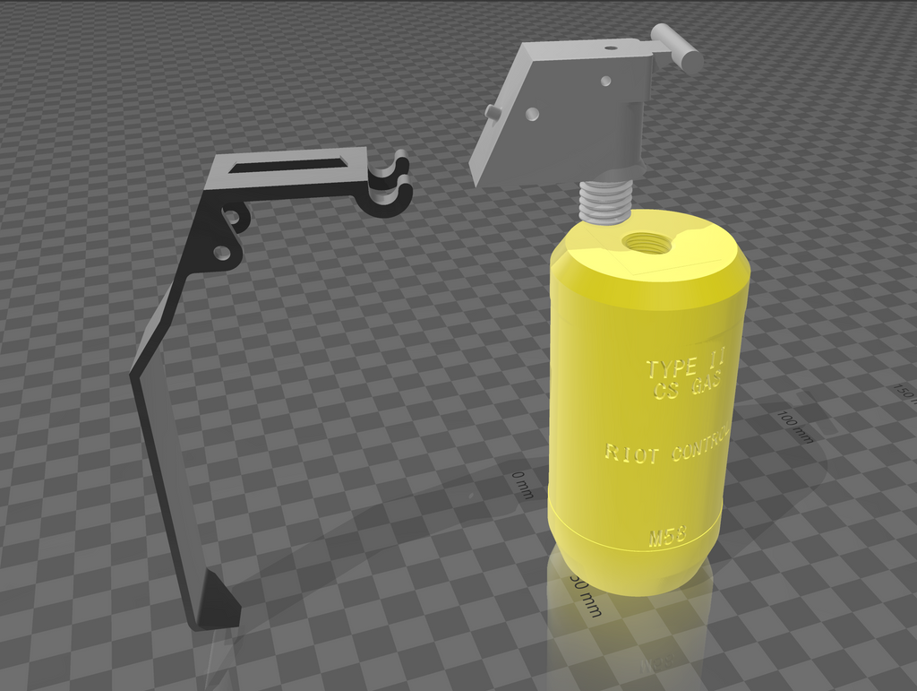 M58 CS Riot Control Grenade