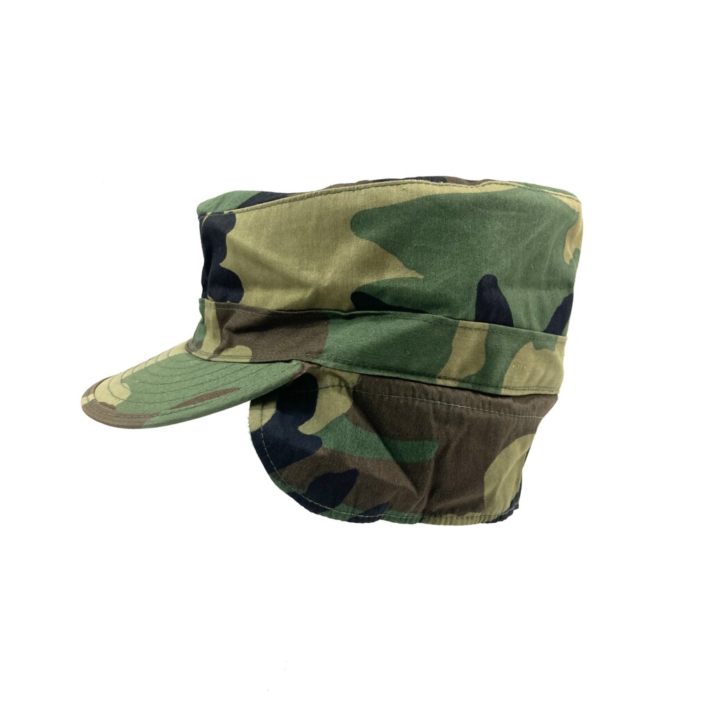 USGI Cold Weather Patrol Cap, Woodland Camo