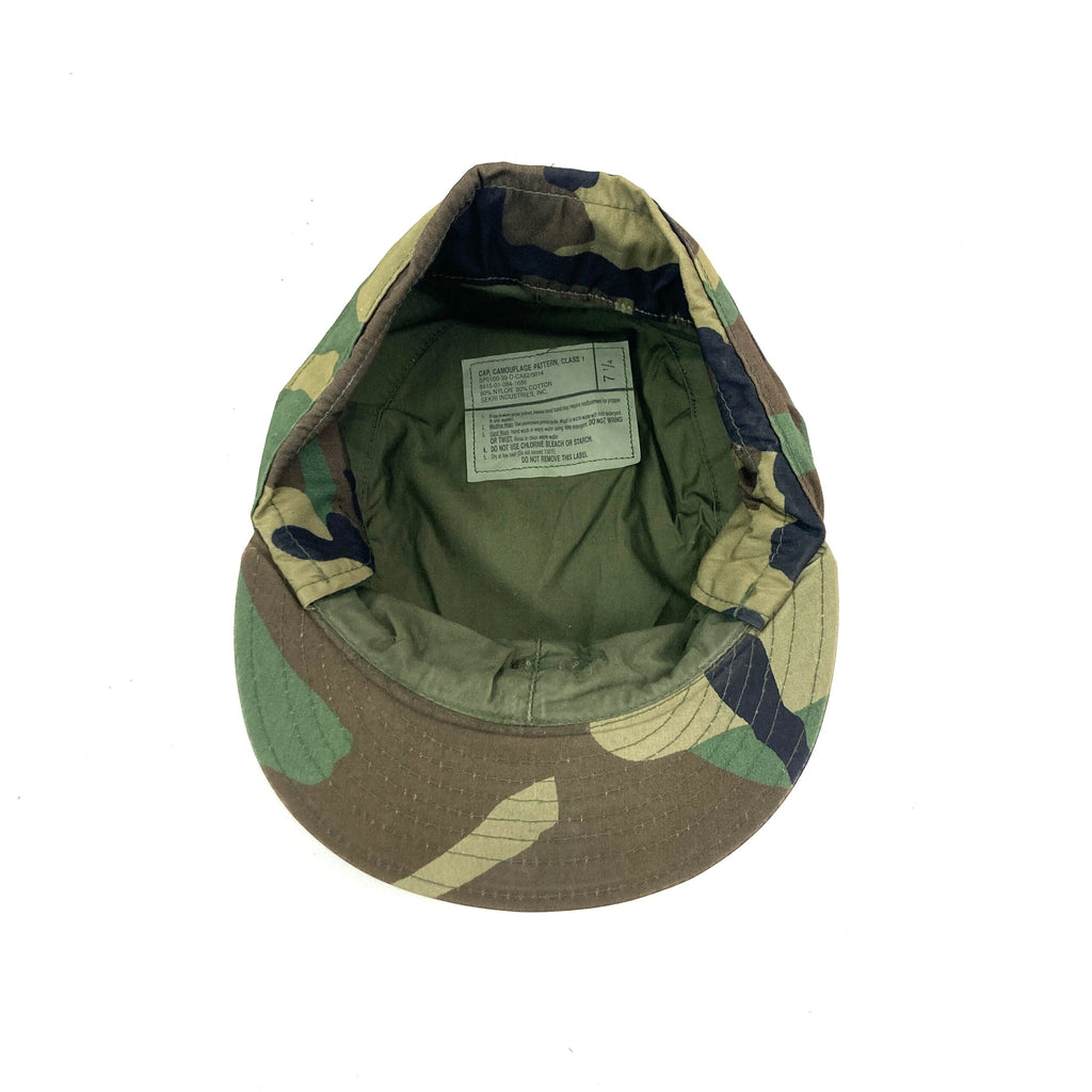 USGI Cold Weather Patrol Cap, Woodland Camo