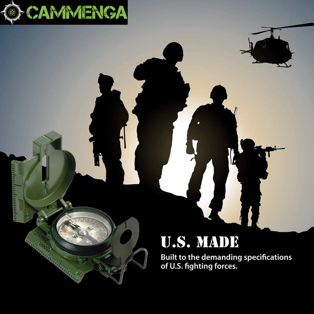 USGI Cammenga Model 3H Tritium Lensatic Compass