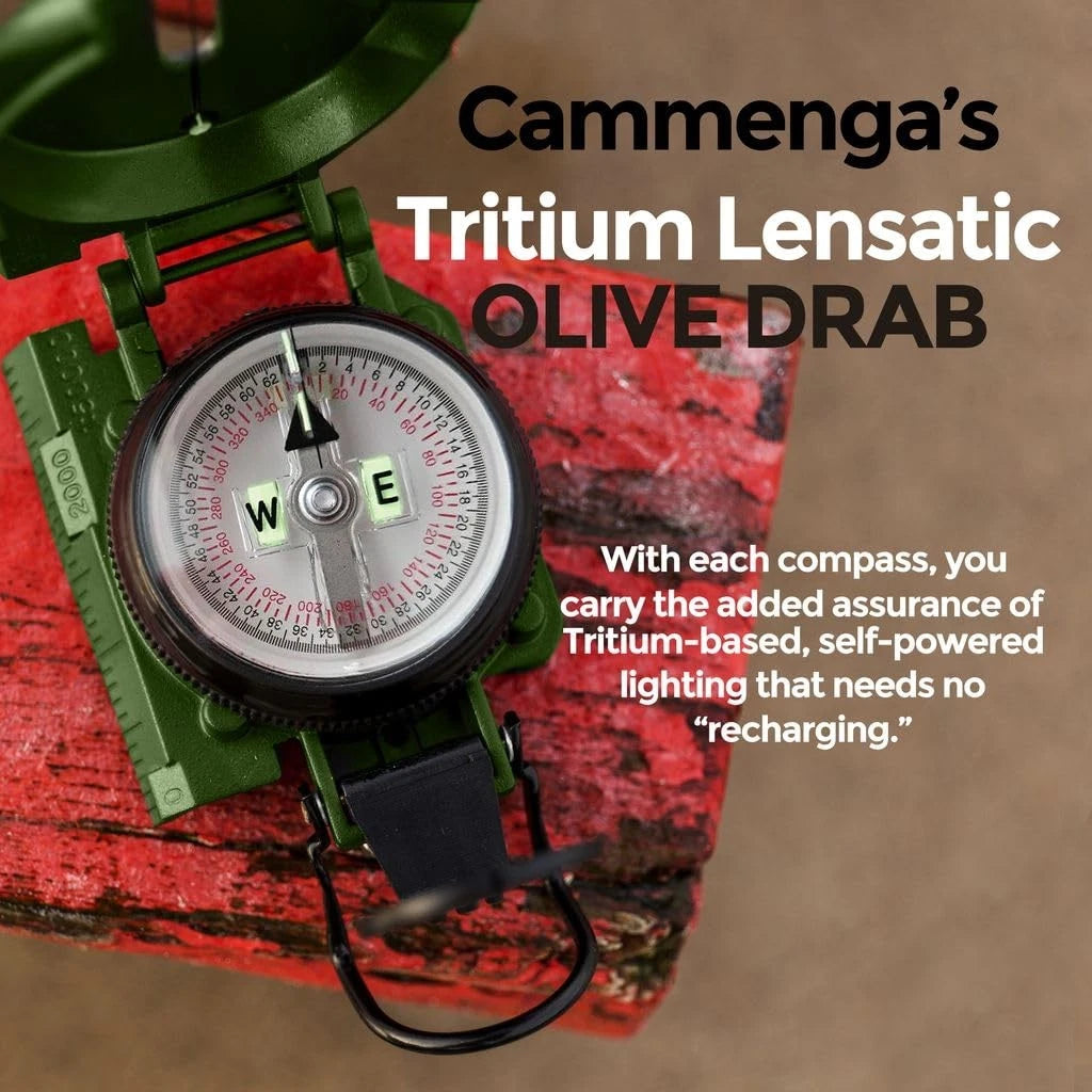 USGI Cammenga Model 3H Tritium Lensatic Compass